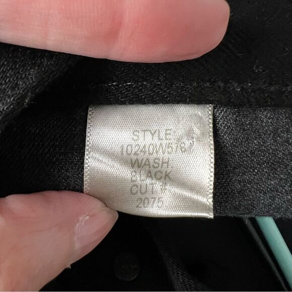 NWT NIli Lotan Black Archer High Rise Straight Leg Jeans Size 27 - Picture 7 of 11